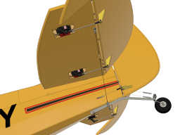 Piper PA-18 Model CAD Snapshots